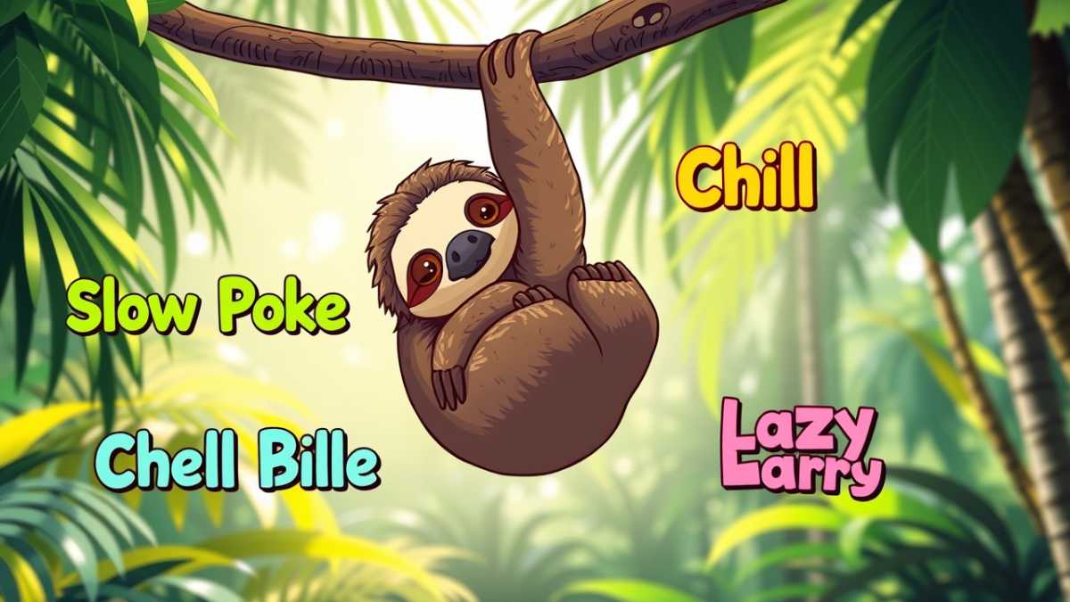 Cool Names for Sloth