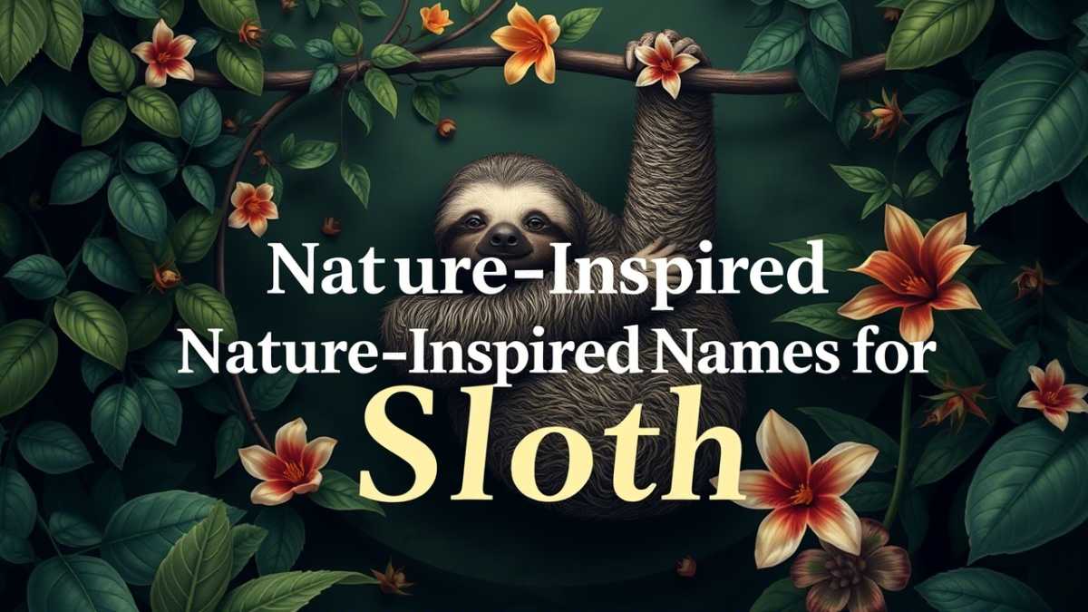 Nature-Inspired Names for Sloth